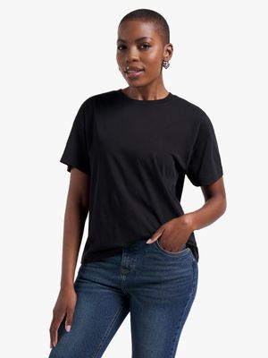 Women's Black Basic T-Shirt