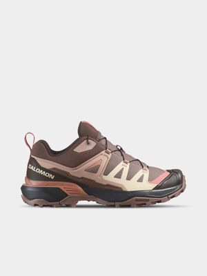 Women's Salomon X Ultra 360 Taupe/Natural/Coffee Trail Running Shoes