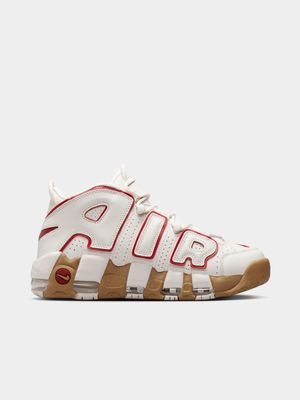 Nike Women's Air More Uptempo White/Red/Gum Sneaker