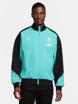 Mens Nike Liverpool FC Strike Teal Anthem Jacket