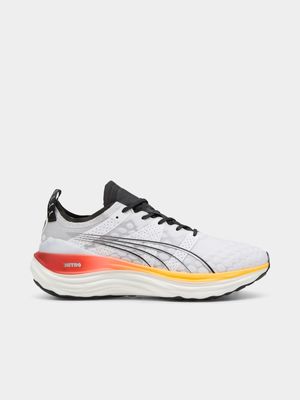 Mens Puma Foreverrun Nitro White/Orange/Black Running Shoes