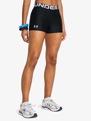 Womens Under Armour HeatGear Black Short Tights