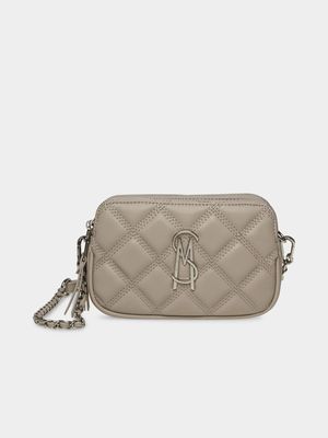 Women's Steve Madden Taupe Bmarvis Crossbody Handbag