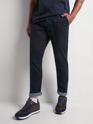 Men's Union-DNM Coated Tapered Blue Jeans