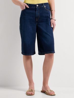 News Denim Bermuda Shorts