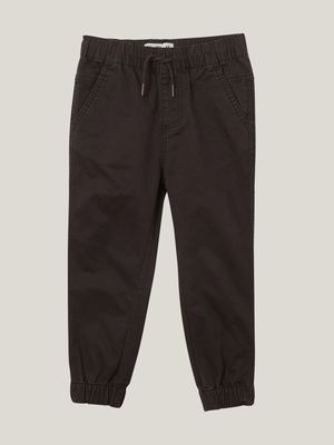 Cotton On Kids Boy Charcoal Will Cuffed Chino Pants