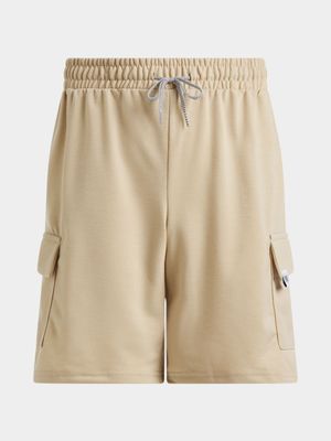 Jet Younger Boys Stone Cargo Fleece Shorts