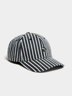 Fabiani Men's Navy Pinstripe Cap