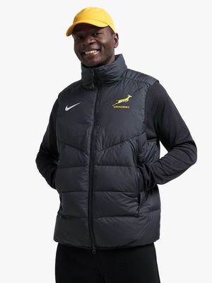 Mens Nike Springboks Sideline Black Vest