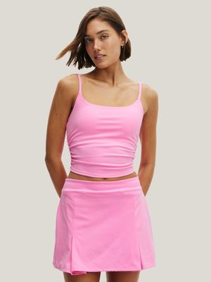 Women's Cotton On Pink Ultra Soft Ruched Side Tank Top