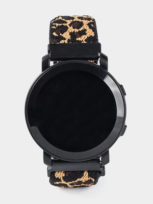 Girl's Animal Print Digital Watch