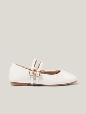 Cotton On Kids  White Olivia Ballet Flats