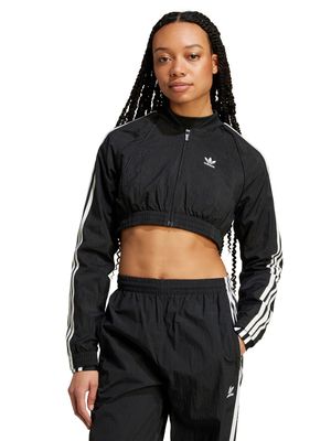 adidas Originals Women's Slim Black Track Top