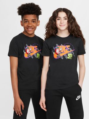 Boys Nike Nsw Boxy 1 Futura Black Tee