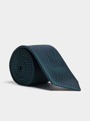 Men's Markham Regular Green Textured Tie