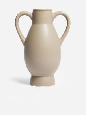 Jet Home Stone Circle Handle Vase