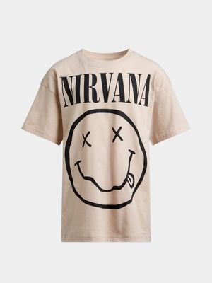 Jet Older Boys Stone Nirvana Oversized T-Shirt