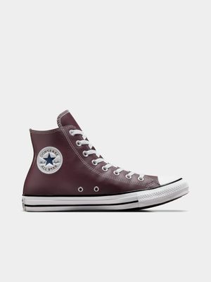 Converse Men's CTAS Mid Leather Brown Sneaker