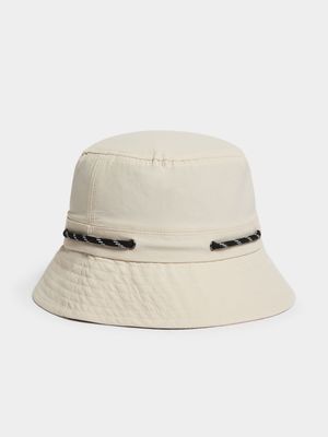 Jet Older Boys Cream Nylon Bucket Hat