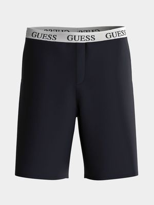 Men's Guess Smart Blue Jogger Shorts