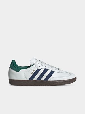 adidas Originals Men's Samba OG White/Navy/Sneaker