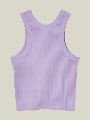 Cotton On Kids Girl Purple Eleanor Tank Top