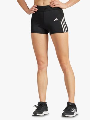 Womens adidas Hyperglam 3-Inch Black Short Tights