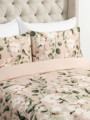 Grace Eloise Pink Floral Print Duvet Cover Set