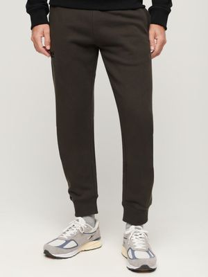 Men's Superdry Black Essential Logo Joggers