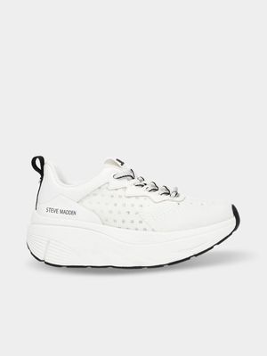 Women's  Steve Madden White Horizon 2 Sneakers