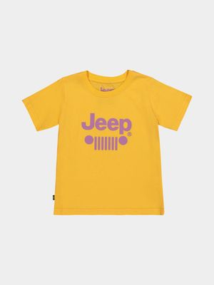 Kid’s Jeep Yellow Logo Strong T-Shirt