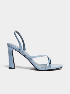 Jet Women's Chambray Strappy Stiletto Heels