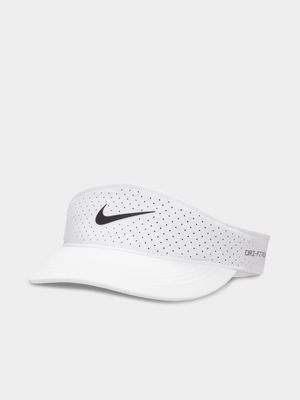 Nike Dri-Fit ADV Ace White Tennis Visor