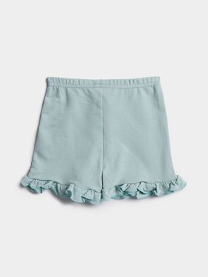 Jet Toddler Girl Harbor Gray Best Buds Fleece Shorts