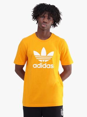 adidas Originals Men's Trefoil Orange T-shirt