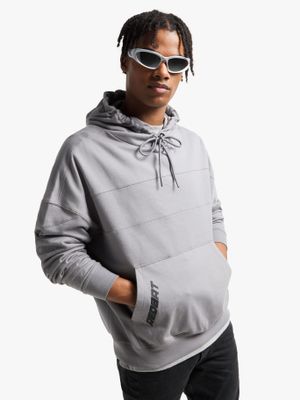 Redbat Men's Grey Hoodie