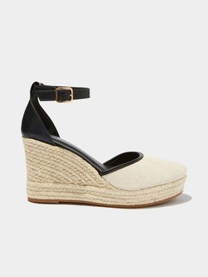 Women's Cotton On Black Lola Closed Toe Espadrille Heels