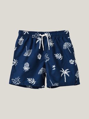 Cotton On Kids Boy Navy Bailey Board Shorts