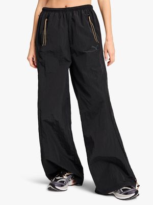 Puma Women's Dare To Parachute Black Pants