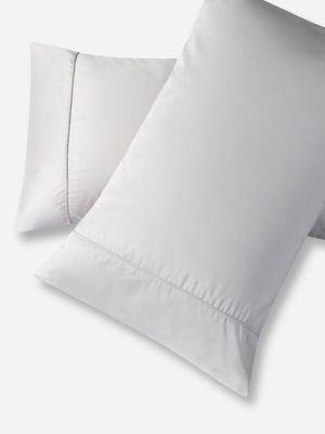 Grace Most Lustrous Gold Seal Certified Egyptian Cotton 400 Thread Count Pillowcase Set Silver