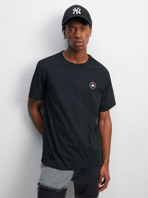 Converse Men's Go-To Mini Patch Black T-shirt