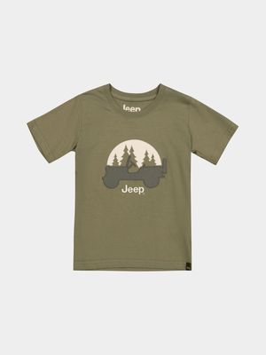 Kid's Jeep Green Mountain T-Shirt