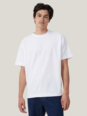 Men's Cotton On White Hyperweave T-Shirt