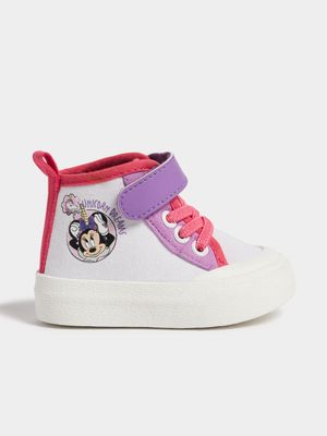 Jet Toddler Girls Multicolour Minnie Mouse Hi-top Sneaker