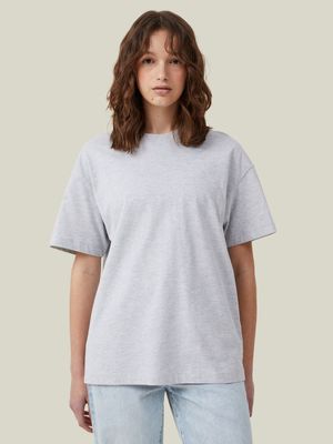 Women's Cotton On Grey The Boxy Oversized T-shirt