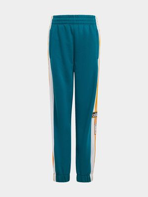 adidas Original Youth Teal Track Pants