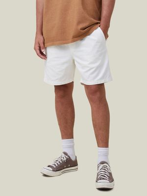 Men's Cotton On White Easy Shorts