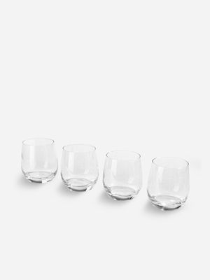 Viva Tumbler Glass Set of 4 340ml