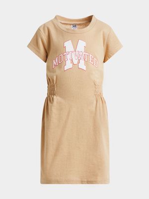 Jet Younger Girls Stone Motivated Dress