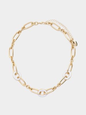 Luella Enamel Chain Link Necklace